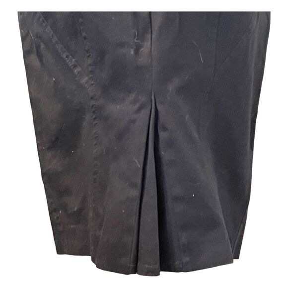 Victoria's Secret Body By Victoria Pencil Skirt Black Knit Midi Back Slit 6 - Picture 4 of 8